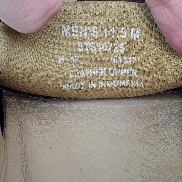 Sperry Top Sider Mens 11.5 M Leather Brown Loafer Driving Shoes STS10725 - Picture 5 of 11